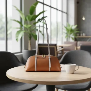 Custom Design logo Shoulder Leather Fashion Bag Leather Tote Handbag Women’s Shoulder Bags