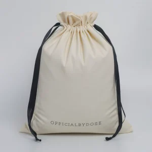 Custom Designer Cotton Dust Bag Drawstring for Handbags