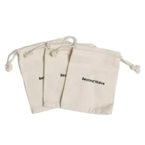 Custom Drawstring Bag Cotton Small Drawstring String Gift Bag with Drawstring Custom Logo Packaging Cotton