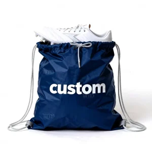Custom Drawstring Waterproof Football Boot Bag Letterpress Printed Oxford Cloth Casual Sport Gym Backpack Student Daily Custom