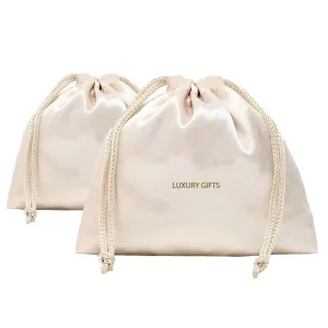 Custom Extra Large Satin Drawstring Dust Cover Packing Bag Personalized with Logo Printing for Clothing Storage