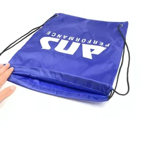 Custom Factory Promotional Gym Bag Polyester Drawstring Bag