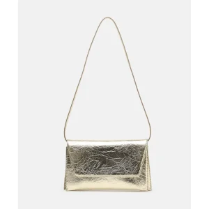 Custom Fashion Metallic Leather Shoulder Bag For Women Slim Chain Crossbody Purse