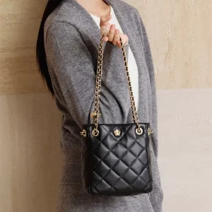 Custom High Quality Casual Classic Genuine Leather Crossbody Shoulder Quilted Bags for Women