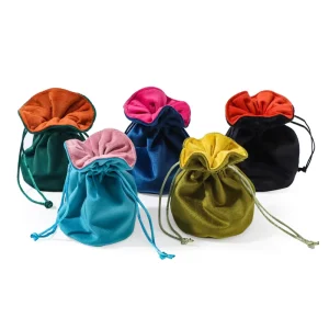 Custom Jewelry Bag Drawstring Pouches Gift Packaging Cosmetic Jewelry Packaging Bags