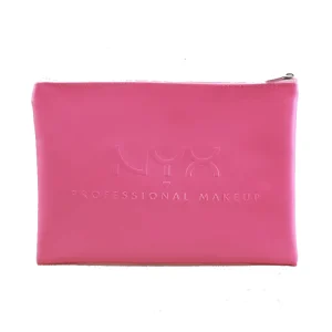 Custom Jewelry Zipper Bags with Embossed logo Small PU Leather Cosmetic Bag Pouch with Zipper Recycled Make up Pouch Packaging