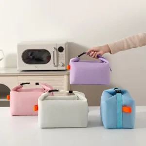 Custom Large Capacity Portable Durable Insulated Thermal Tote Lunch Bag Adult School Travel Collapsible Cooler for Food Storage