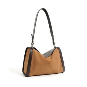 Custom Large Capacity Suede Ladies Handbags Simple Design Crossbody Bag High Quality Shoulder Bags for Women