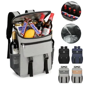 Custom Large Insulated Oxford Material Cooler Lunch Bag Leakproof Inner Lining Minimalist Design Portable for Food Drinks