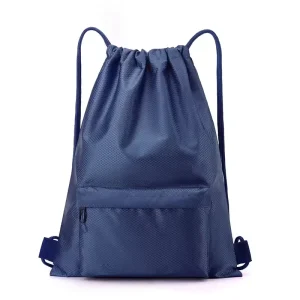 Custom Large Promotional Sport Waterproof Swimming Polyester Drawstring Backpack Bag for Advertising Gift