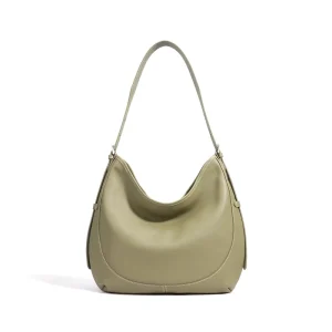 Custom Logo Classic Genuine Leather Ladies Handbags Fashion Design Crossbody Bag Simple High Quality Women Shoulder Bags