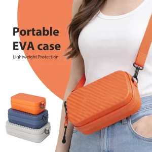 Custom Logo EVA Travel Makeup Case Waterproof Hard Shell Cosmetic Organizer for Beauty Products