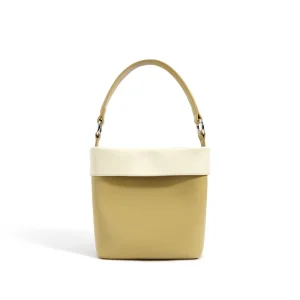 Custom Logo Genuine Leather Ladies Tote Handbags High Quality Crossbody Bag Fashion Design Women Bucket Shoulder Bags