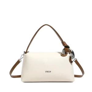 Custom Logo Ladies Small Vintage Style PU Leather Tote Handbags Luxury Crossbody Bags for Women with Fashionable Trendy Design