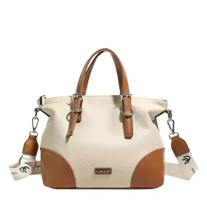 Custom Logo Ladies Small Vintage Style PU Leather Tote Handbags Luxury Crossbody Bags for Women with Fashionable Trendy Design