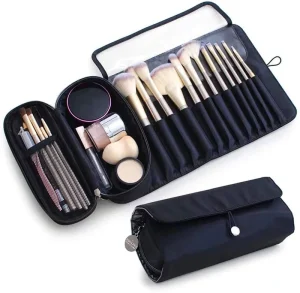 Custom Logo Large Capacity Cosmetic Bags Cases Ladies Double Layer Makeup Bag Women Travel Make up Toiletry Organizer Bags