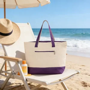 Custom Logo Large Capacity Patchwork Canvas Tote Bag Fashion Shoulder Bag Advertisement Handbag