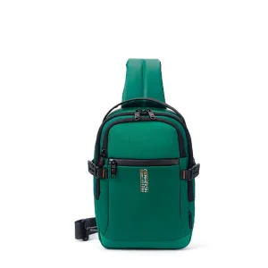 Custom Logo Oxford Zipper Waterproof Daily Use Men’s Sling Shoulder Crossbody Fanny Pack Small Mobile Phone Chest Bag