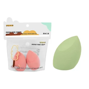 Custom Logo Package Cosmetic Makeup Sponge Foundation Facial Sponge Dry Wet Use Non Latex Soft Skin Friendly Washable Makeup