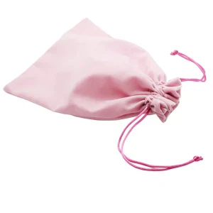 Custom Logo Pink Packaging Velvet Pouch Drawstring Bag Luxury Colored Jewelry Velvet Gift Bag