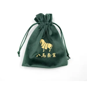 Custom Logo Printed Velvet Drawstring Bag Mini Gift Packaging Pouch for Promotional Sportpacks