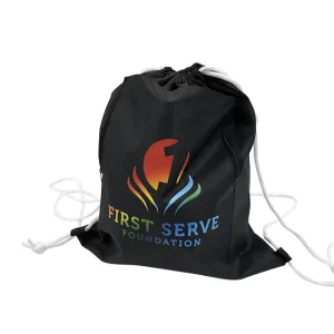 Custom Logo Promotional Polyester Drawstring Bags