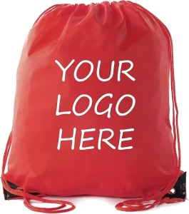 Custom Logo Promotional Printing Sport Drawstring Bag Gym Backpack Bag Drawstring Gym Cinch Bags Polyester Drawstring Backpack