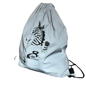 Custom Logo Promotional Reflective Polyester Outdoor Sports Drawstring Backpack Bag