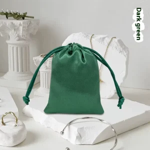 Custom Logo Small Business Drawstring Silk Gift Bag Satin Dust Bag Jewelry Gift Pouch Silk Satin Bags With Logo