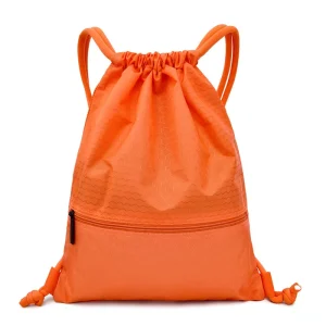 Custom Logo Waterproof Digital Printed Polyester Drawstring Backpack for Sports Event Promotional Giveaways