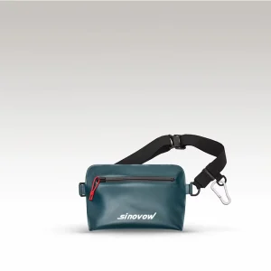 Custom Logo Zipper Closure Crossbody Sport Cross Sling Long Strip Single Shoulder Waterproof TPU Messenger Bag Unisex