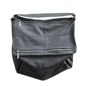 Custom Low MOQ High Quality National PU Single Strap Large Shoulder Sling Bag with Zipper Closure for Ladies All Seasons