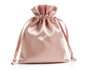 Custom Luxury Satin Drawstring Gift Bag for Jewelry Packaging Wedding Favors and Boutique Products