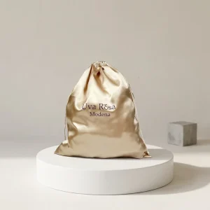 Custom Luxury Silk Satin Hair Bundle Dustbag Wig Handbag Shoe Hats Packaging Gift Storage Bags Drawstring Pouch for Baseball Cap