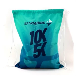 Custom Marathon Drawstring Backpack Personalized Logo Letterpress Printed Breathable Waterproof Oxford Cloth Casual Sports