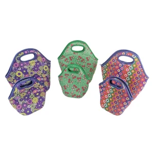 Custom Neoprene Lunch Bag Reusable Lunch Tote Bag Insulated Bag Sublimation Lunch Box with Custom logo