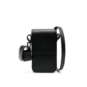 Custom New Design Portable Fashion Genuine Leather High Quality Phone Pouch Holder Crossbody Bag With Small Earphone For Ladies