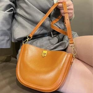 Custom New Ladies Fashion High Quality Genuine Leather Shoulder Crossbody Bag for Women