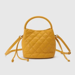 Custom Portable Style Fashion Trendy PU Leather Upper With Square Quilting Bright Color Crossbody Bag Handbag 180MM