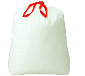 Custom Printed 13 Gallon Drawstring Trash Bags Packed Disposable Rubbish Trash Garbage Bag