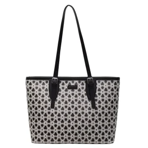 Custom Printed Closure Portable Tote Bag Luxury Large Capacity Cross Body Messenger PU Ladies Shoulder Handbag