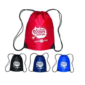 Custom Printed Recyclable Durable Nylon Drawstring Bag with Custom Color