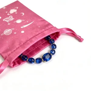 Custom Printing Small Silk Satin Drawstring Jewelry Bags Silk Bags for Hair Extensions
