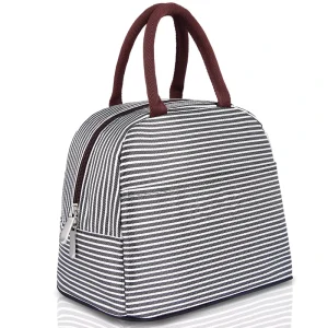 Custom Reusable Lunch Tote Bag Oxford Material for School Kids Work and Picnic Travel