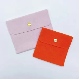 Custom Small Jewelry Gift Pouch Bag Mini Storage Jewellery Packaging Container