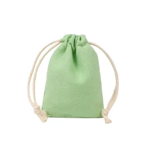 Custom Soft Velvet Cotton Canvas Satin Drawstring Dust Pouch Recyclable Packaging Cosmetics Jewelry Perfumes Gifts