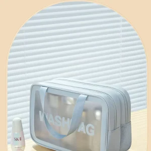 Custom Traveling Make Up Bag Organizer Wash Pouch Women Hanging Toiletry Cosmetic Bag