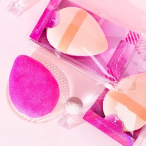 Custom Velvet Beauty Puff Colorful Non-latex Sponge Beauty Tools