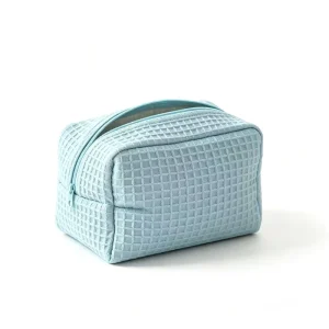 Custom Waffle Makeup Pouch Cosmetic Bag Travel Toiletry Organizer with Logo