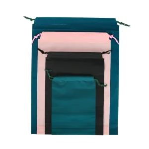Custom Waterproof Drawstring String Bag for Travel Storage Drawstring Plastic Bags